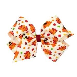 NWOT Wee Ones Thanksgiving Grosgrain Bow
